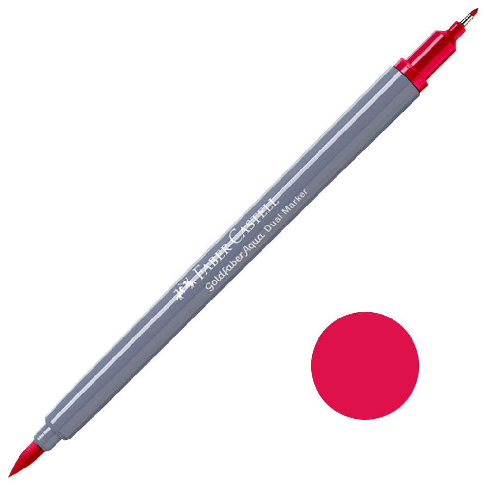 Faber-Castell Goldfaber Aqua Dual Marker 626 Permanent Carmine