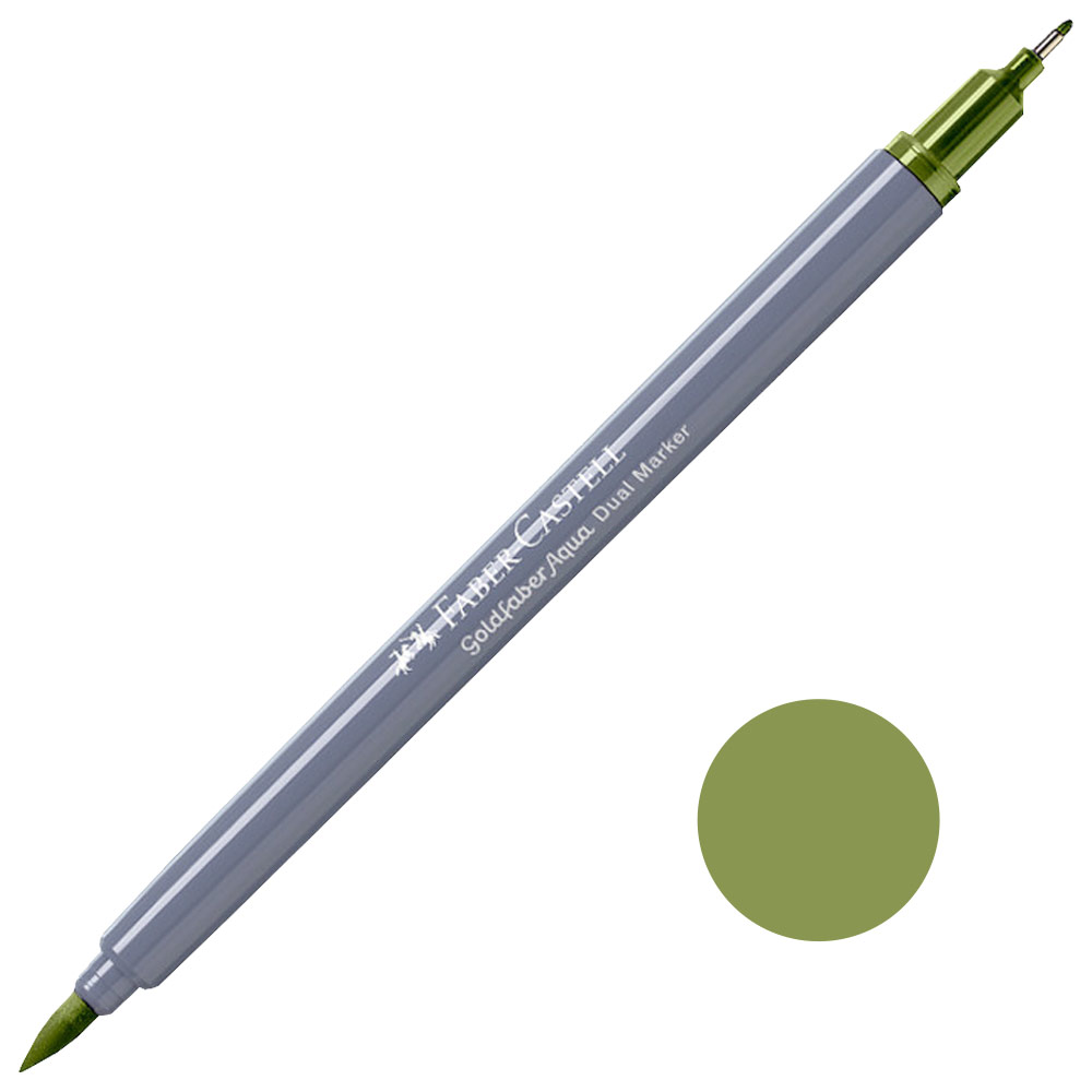 Faber-Castell Goldfaber Aqua Dual Marker 674 Chromium Green Opaque