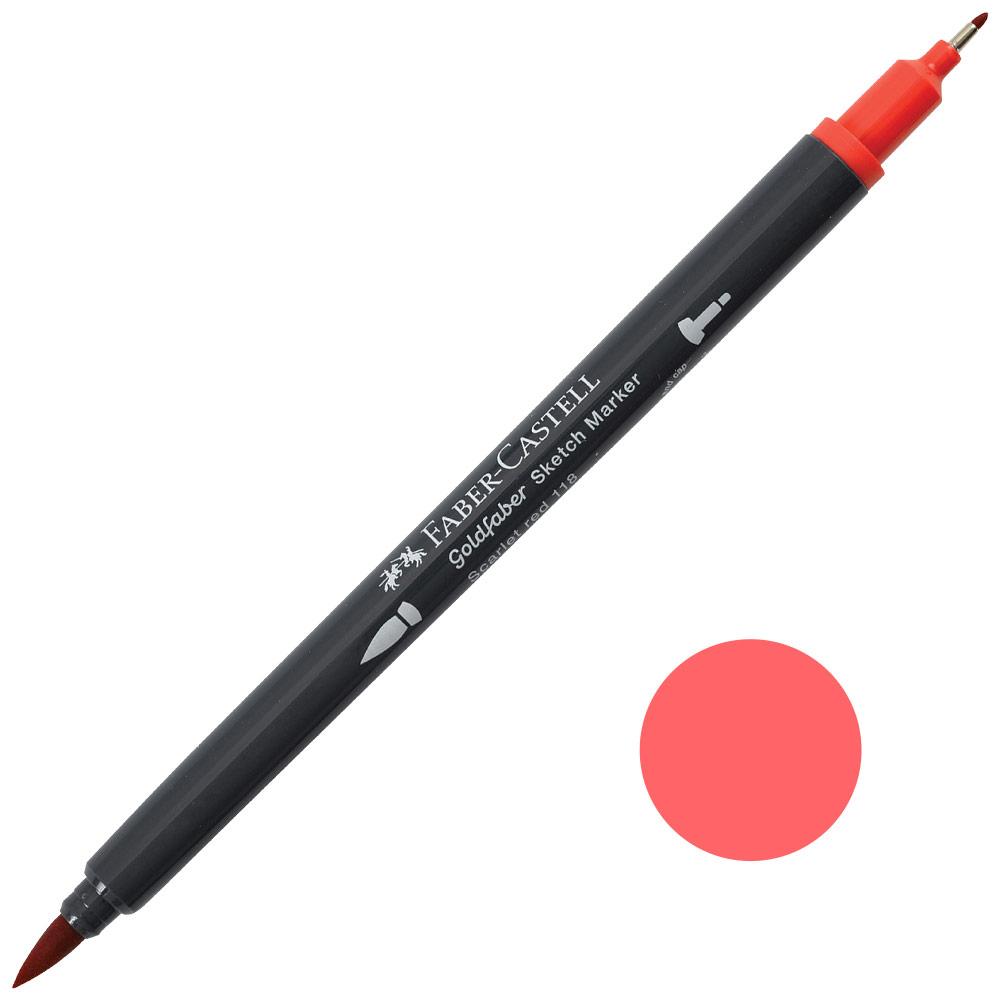 Faber-Castell Goldfaber Sketch Dual Marker Scarlet Red 118