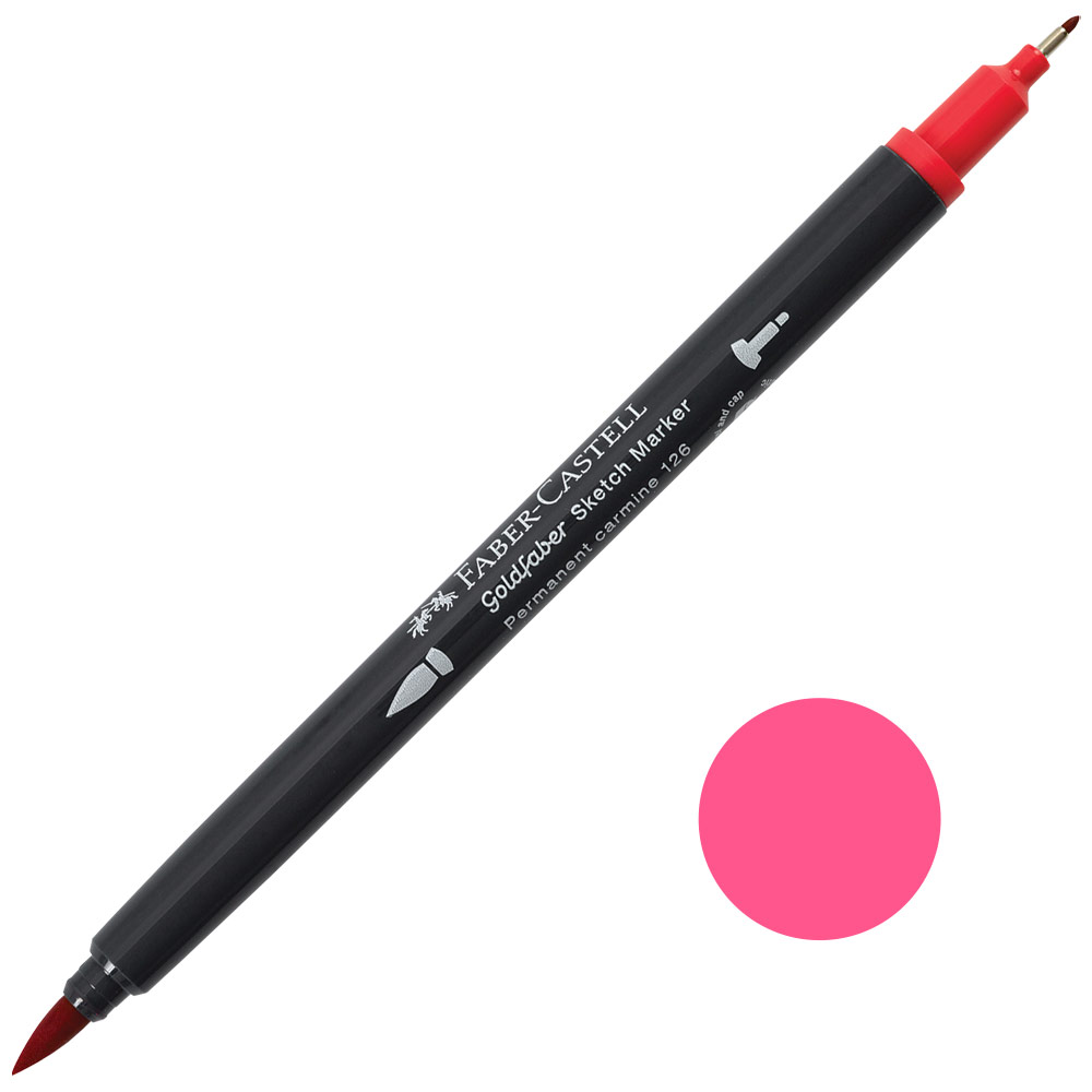 Faber-Castell Goldfaber Sketch Dual Marker Permanent Carmine 126