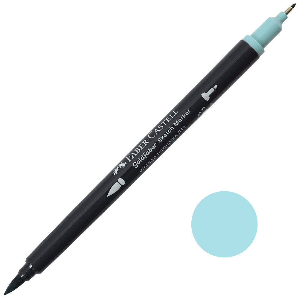 Faber-Castell Goldfaber Sketch Dual Marker Vintage Turquoise 311