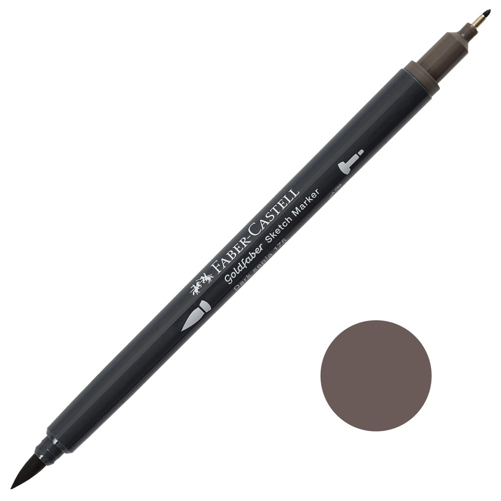 Faber-Castell Goldfaber Sketch Dual Marker Dark Sepia 175
