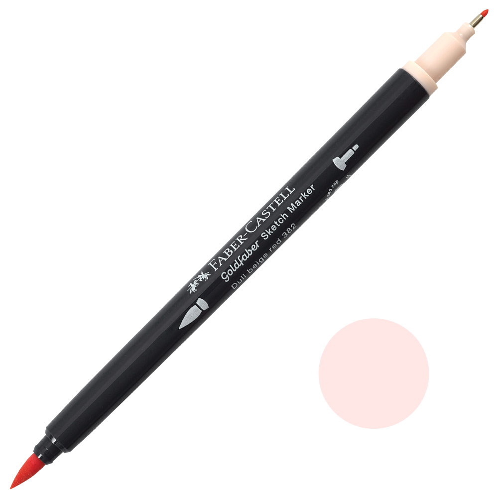 Faber-Castell Goldfaber Sketch Dual Marker Dull Beige Red 382