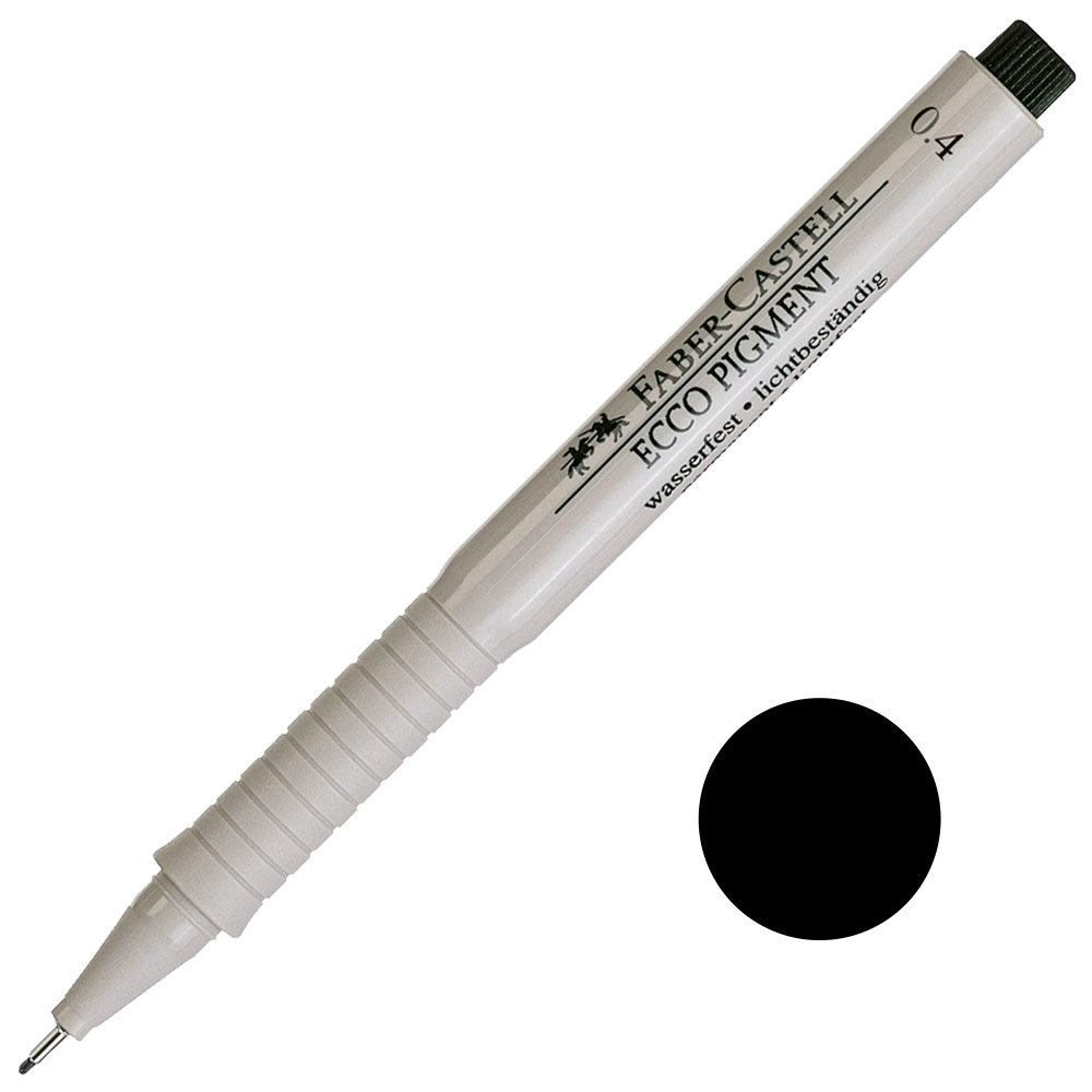 Faber-Castell Ecco Pigment Pen 0.4mm Black