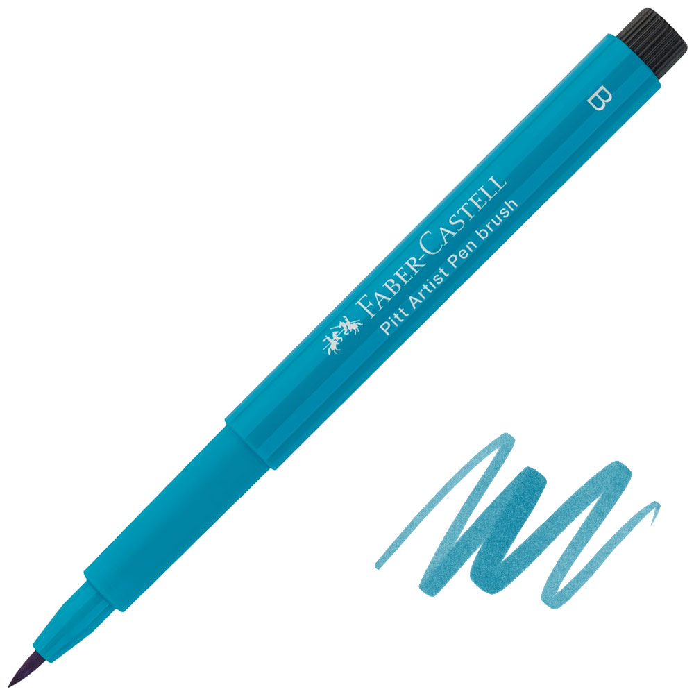 Faber-Castell Pitt Artist Pen Brush Cobalt Turquoise