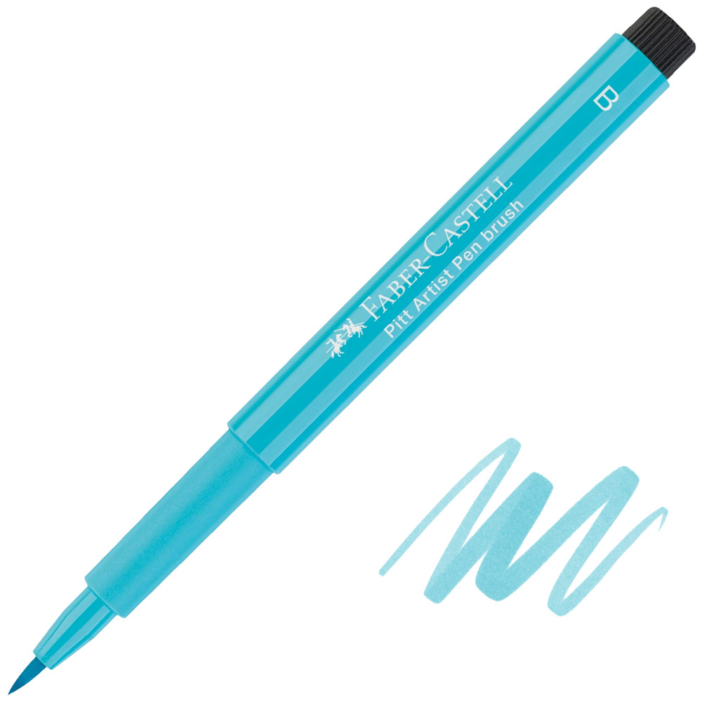Faber-Castell Pitt Artist Pen Brush Light Cobalt Turquoise