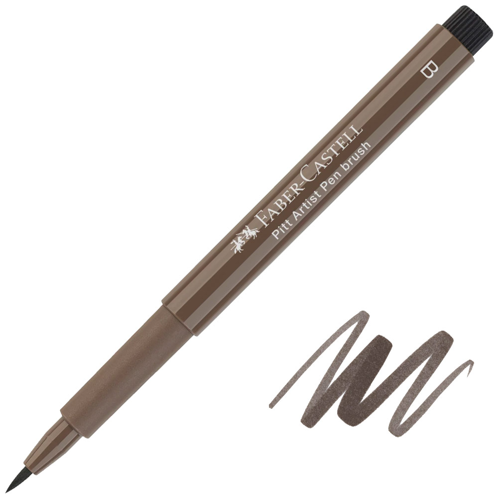 Faber-Castell Pitt Artist Pen Brush Walnut Brown