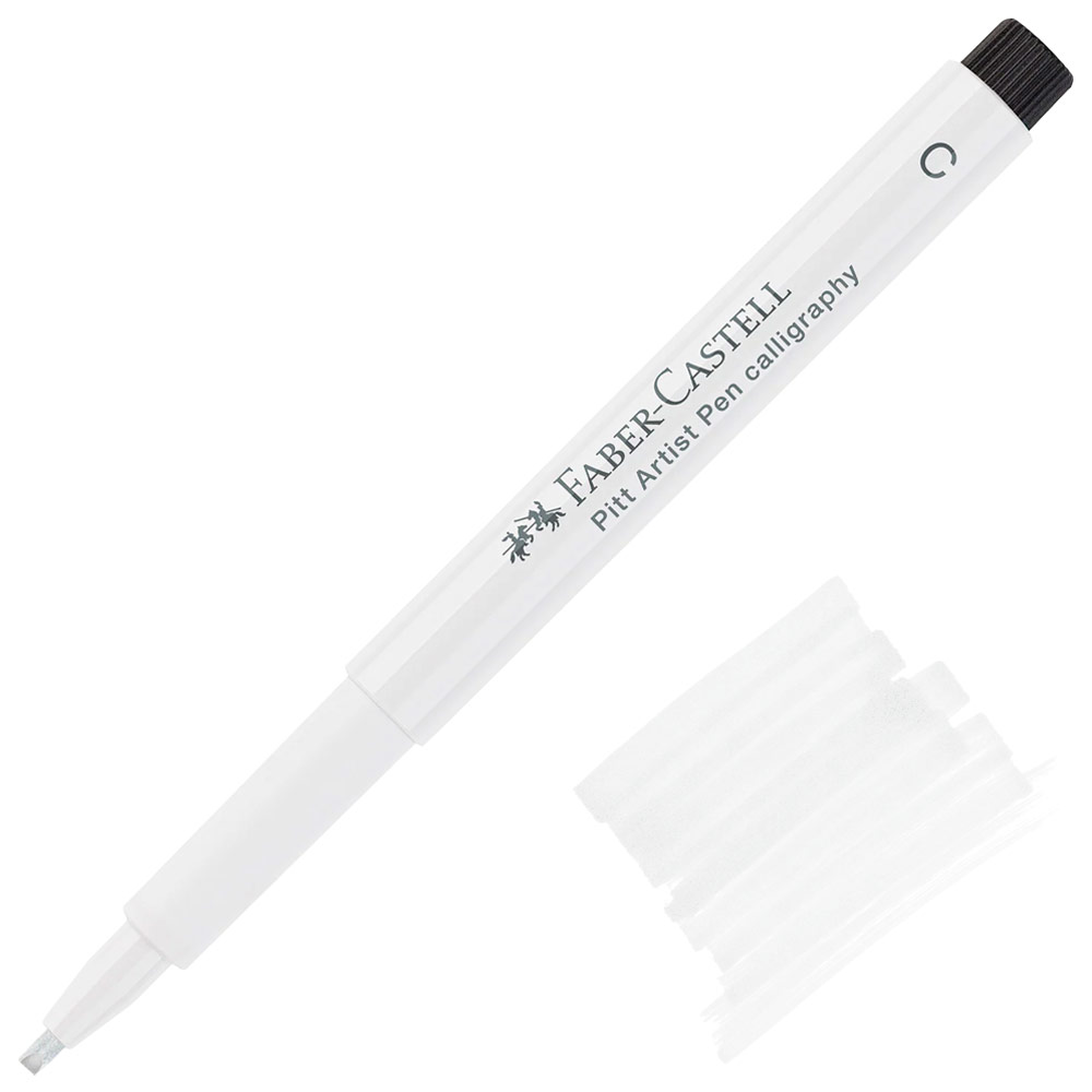 Faber-Castell Pitt Artist Pen Calligraphy 2.5mm White