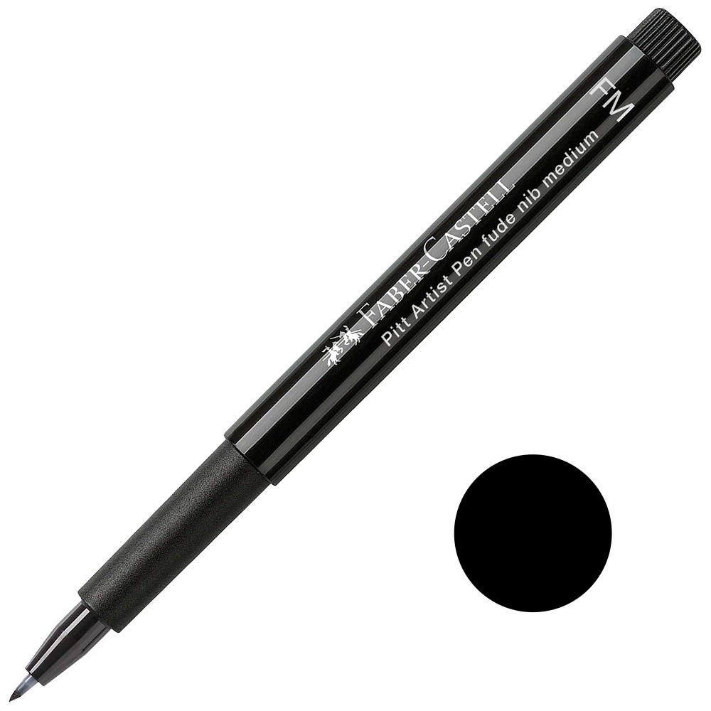 Faber-Castell Pitte Artist Pen Fude Medium Black