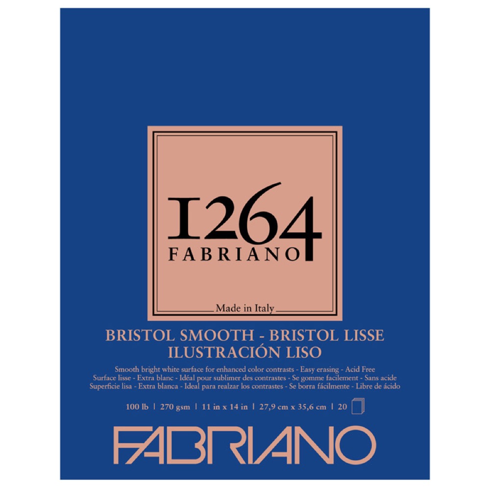 Fabriano 1264 Bristol Pad 11 x 14 - Philadelphia Museum Of Art