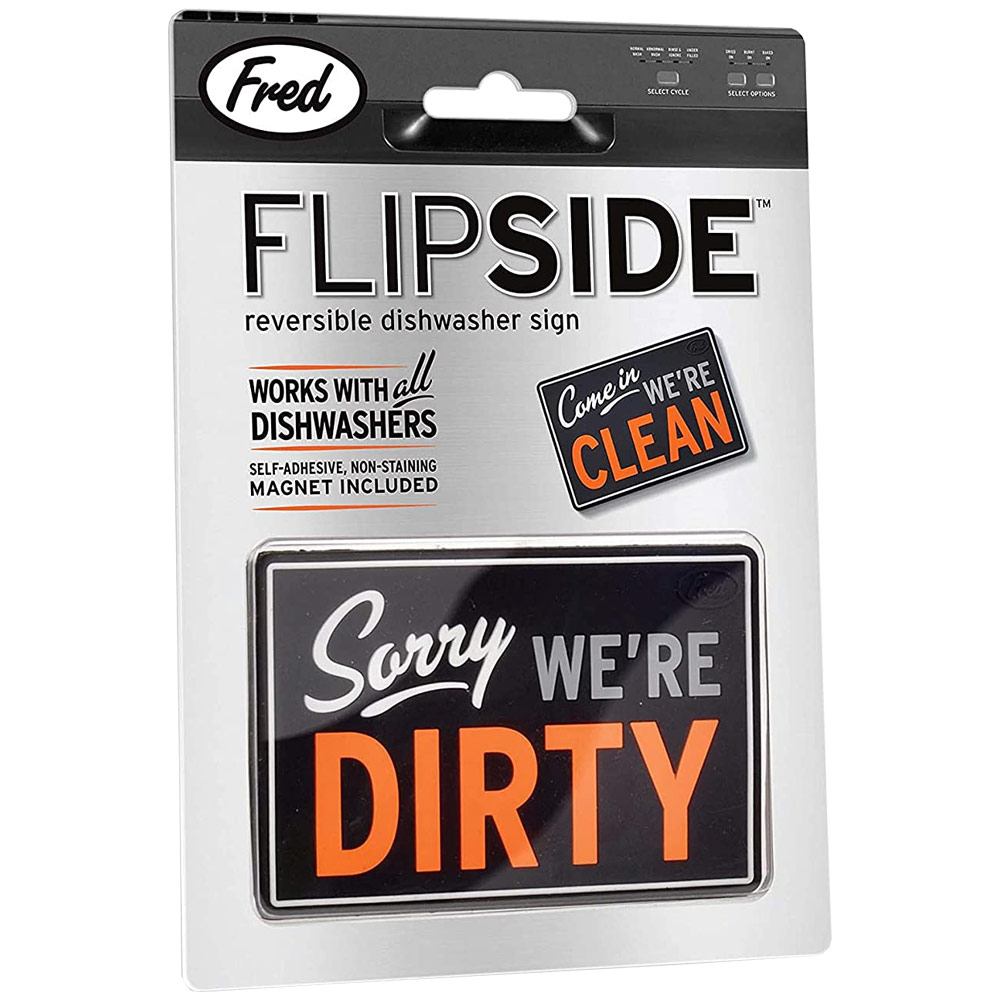 Fred Studio Dishwasher Sign Flipside Come In