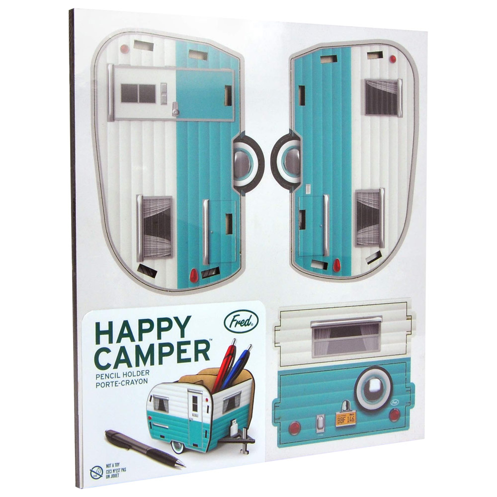 Fred Studio Pencil Holder Happy Camper