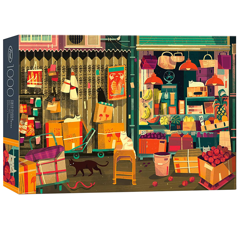 Fred Studio Artist Series Puzzle 1000 Piece Chaaya Prabhat Shop Cats