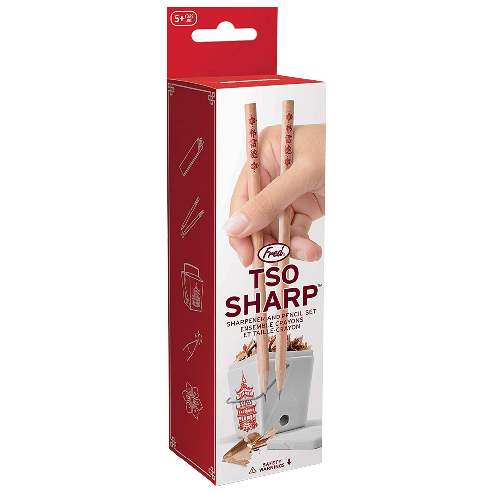 Fred Studio Pencil & Sharpener Set Tso Sharp