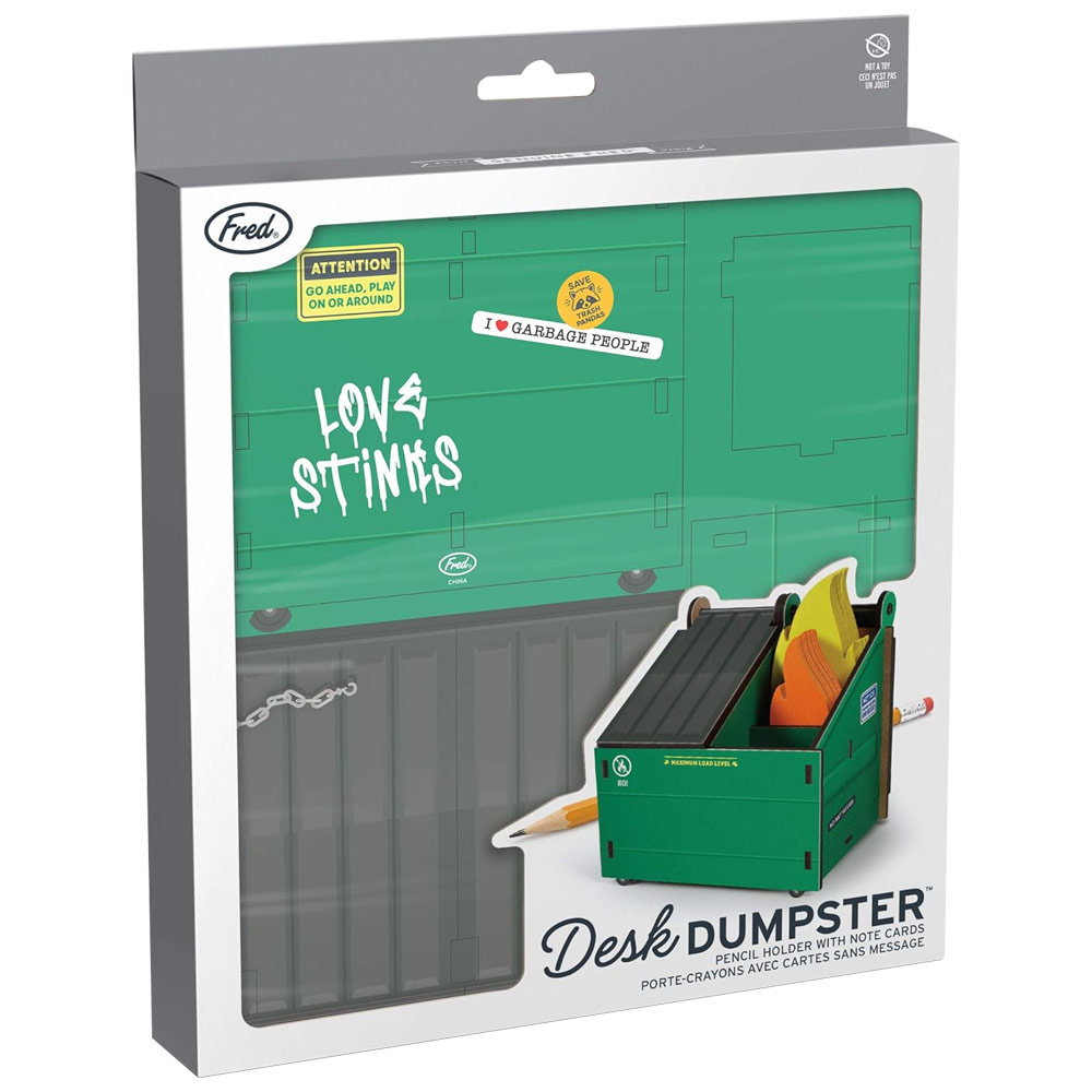 Fred Studio Pencil Holder Desk Dumpster
