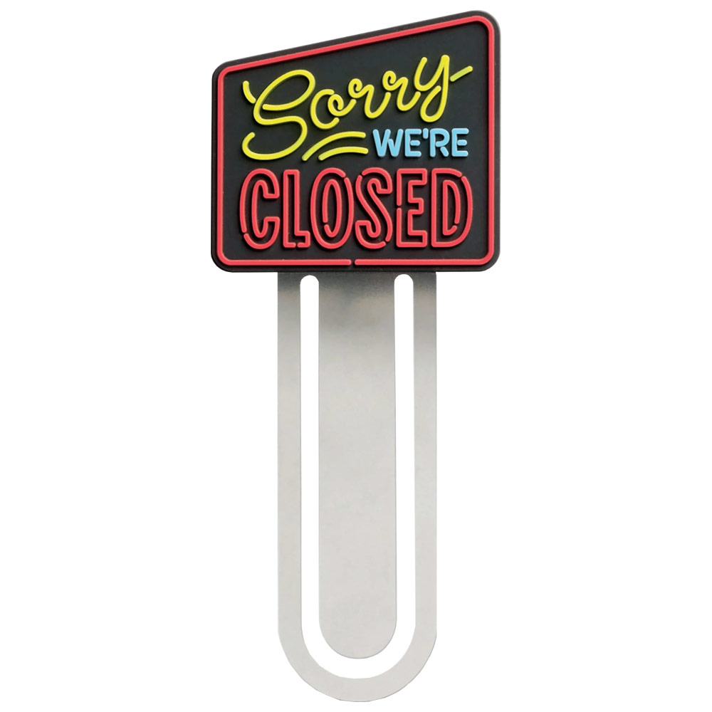 Fred Studio Light Reading Bookmark Sorry We're Closed