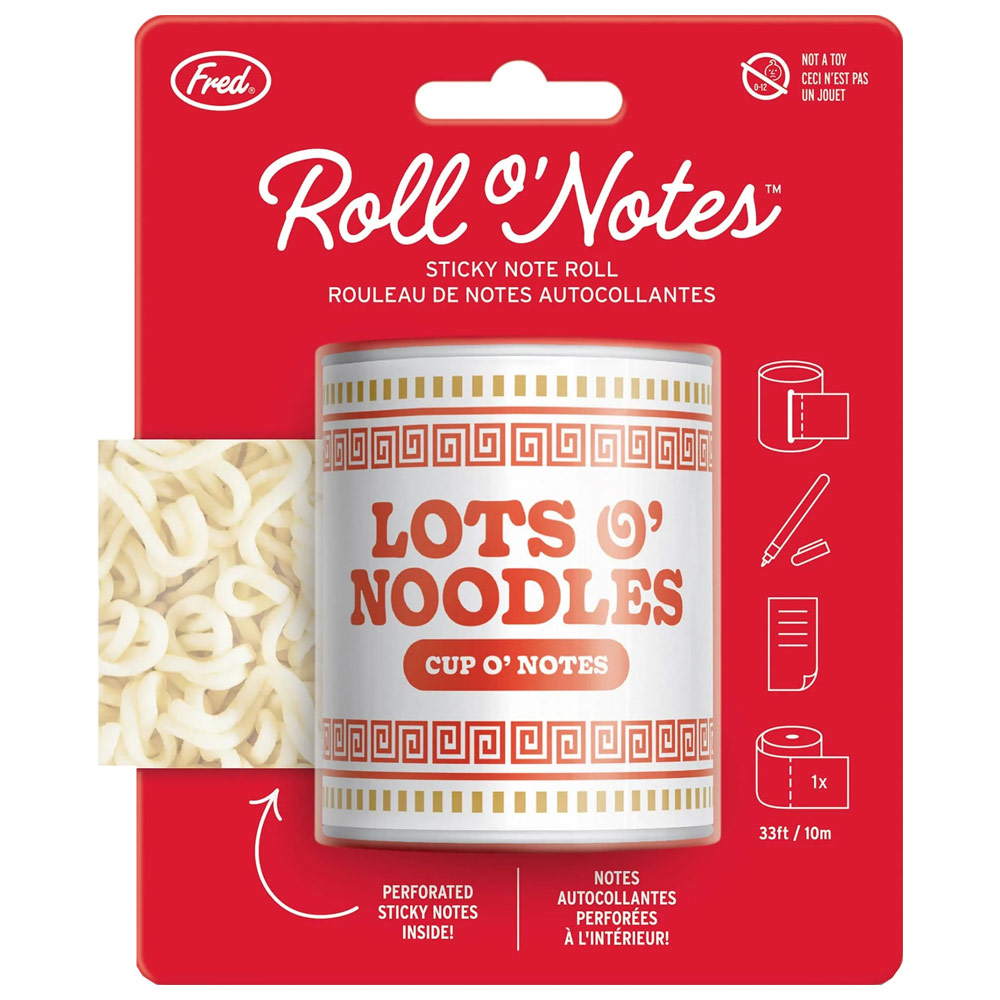 Fred Studio Roll O' Notes Sticky Note Roll Noodles
