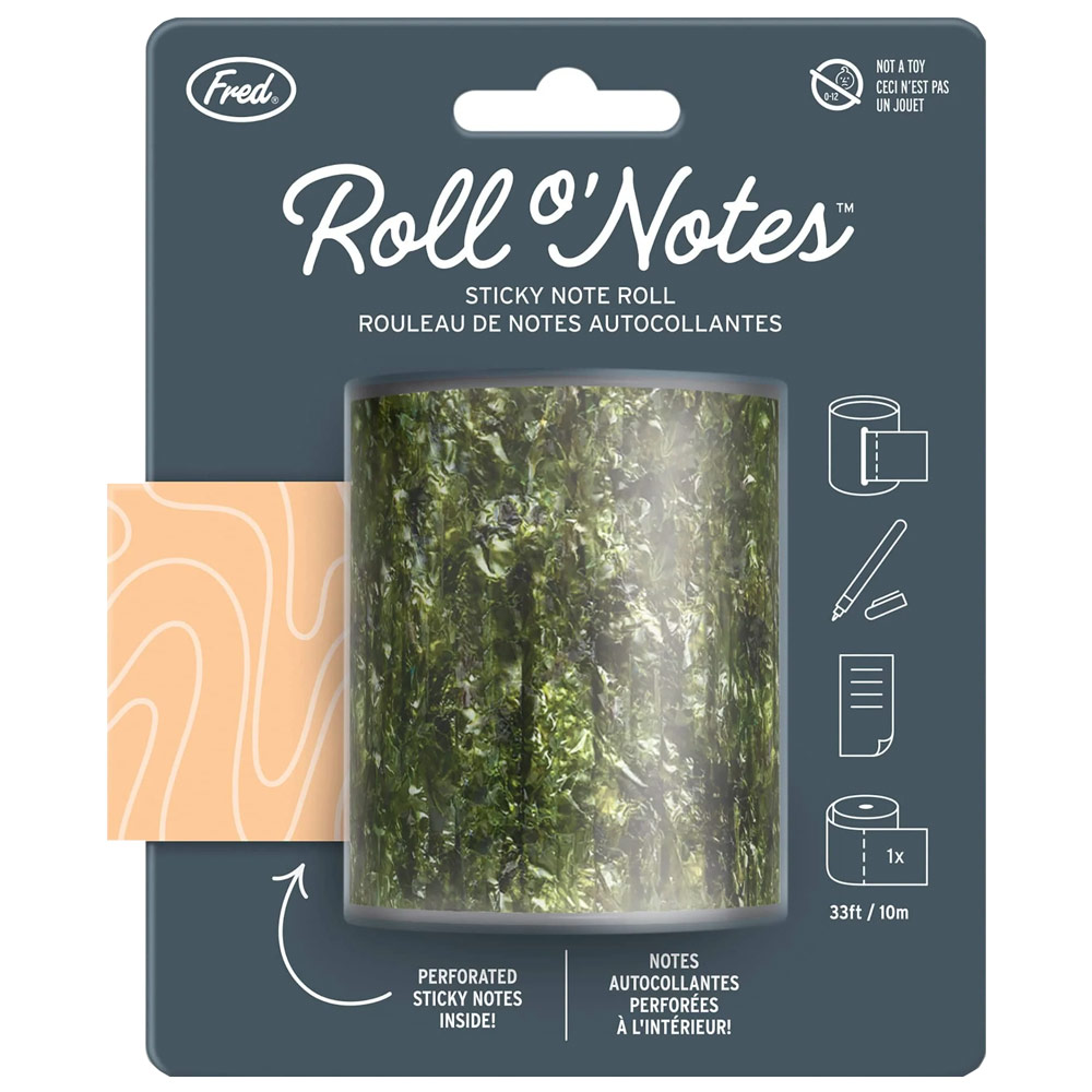 Fred Studio Roll O' Notes Sticky Note Roll Sushi