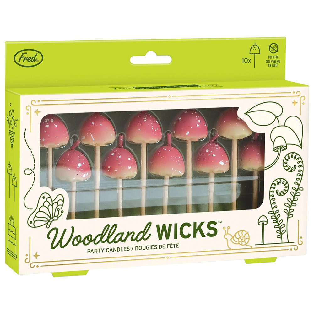 Fred Studio Party Candle 10 Pack Woodland Wicks