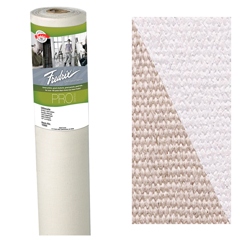 Fredrix PRO SERIES 20oz Ultimate #150 Cotton Canvas Roll 72"x6yd