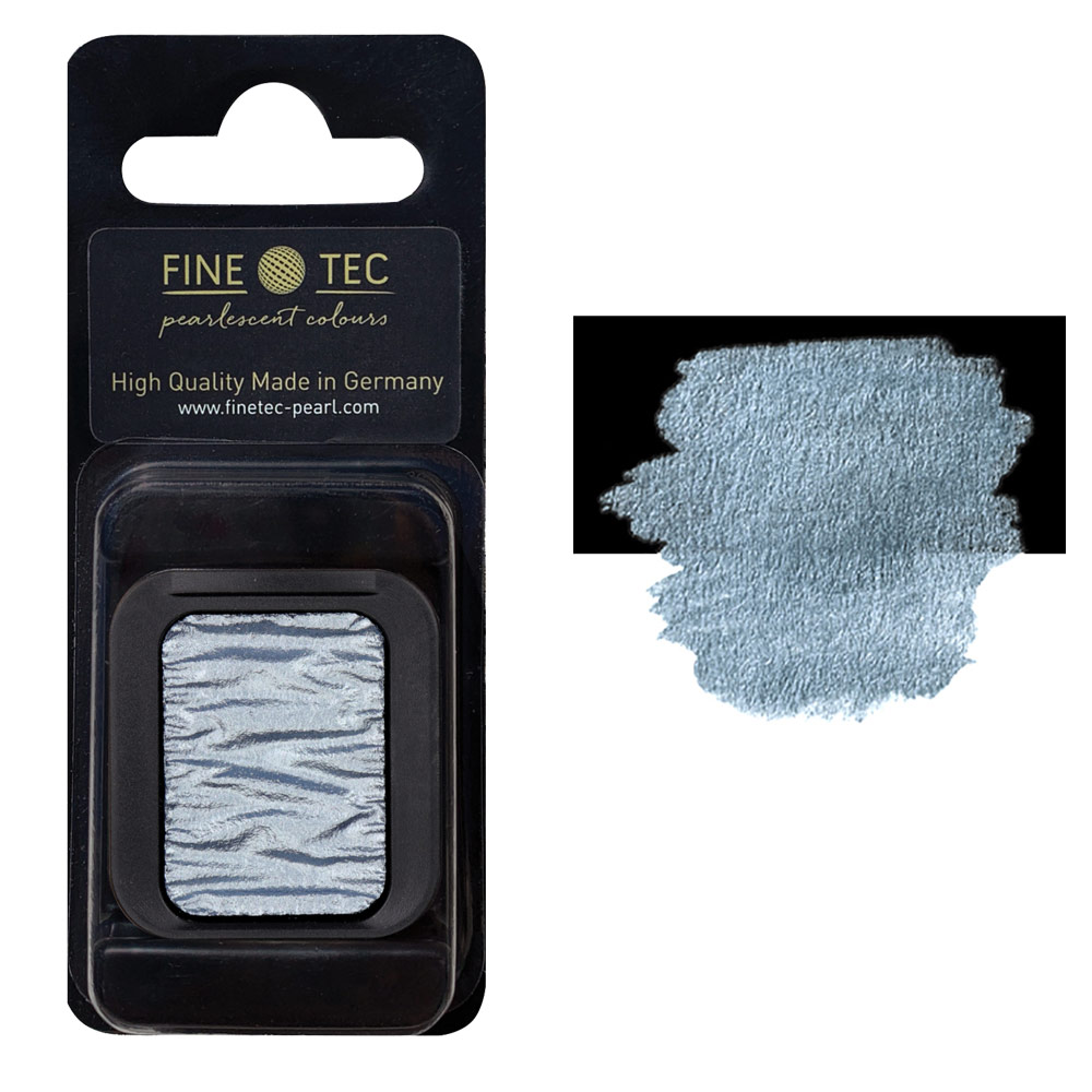 FINETEC Pearlescent Watercolour Pan Blue Silver