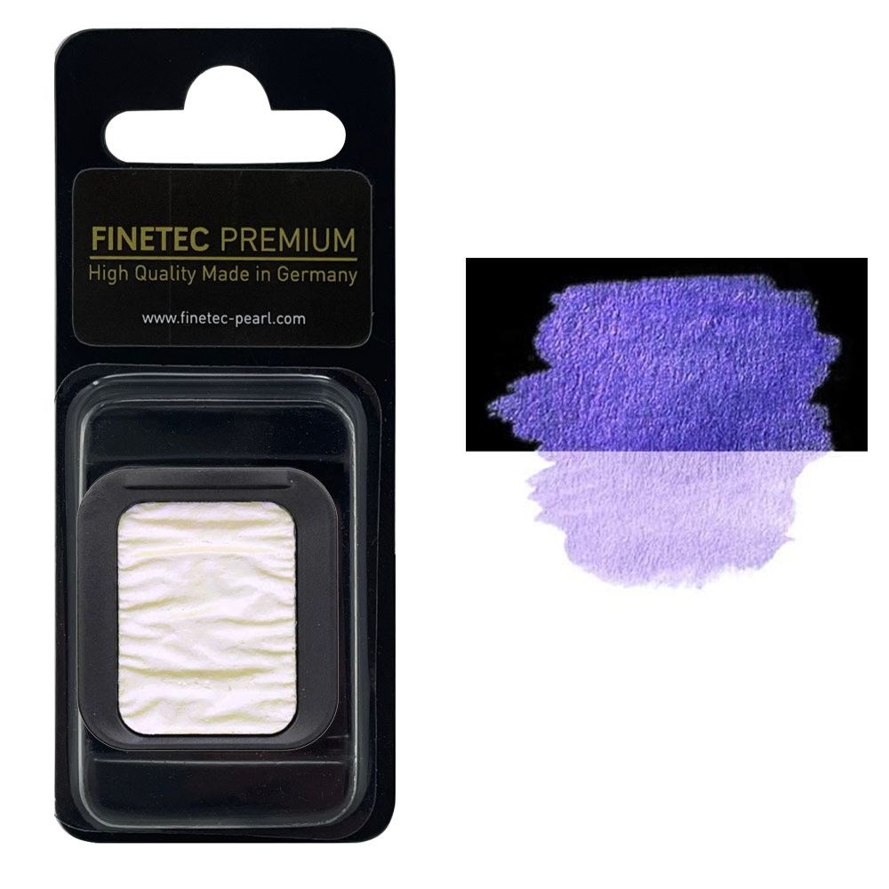 FINETEC Premium Iridescent Watercolour Pan Dusk Blue