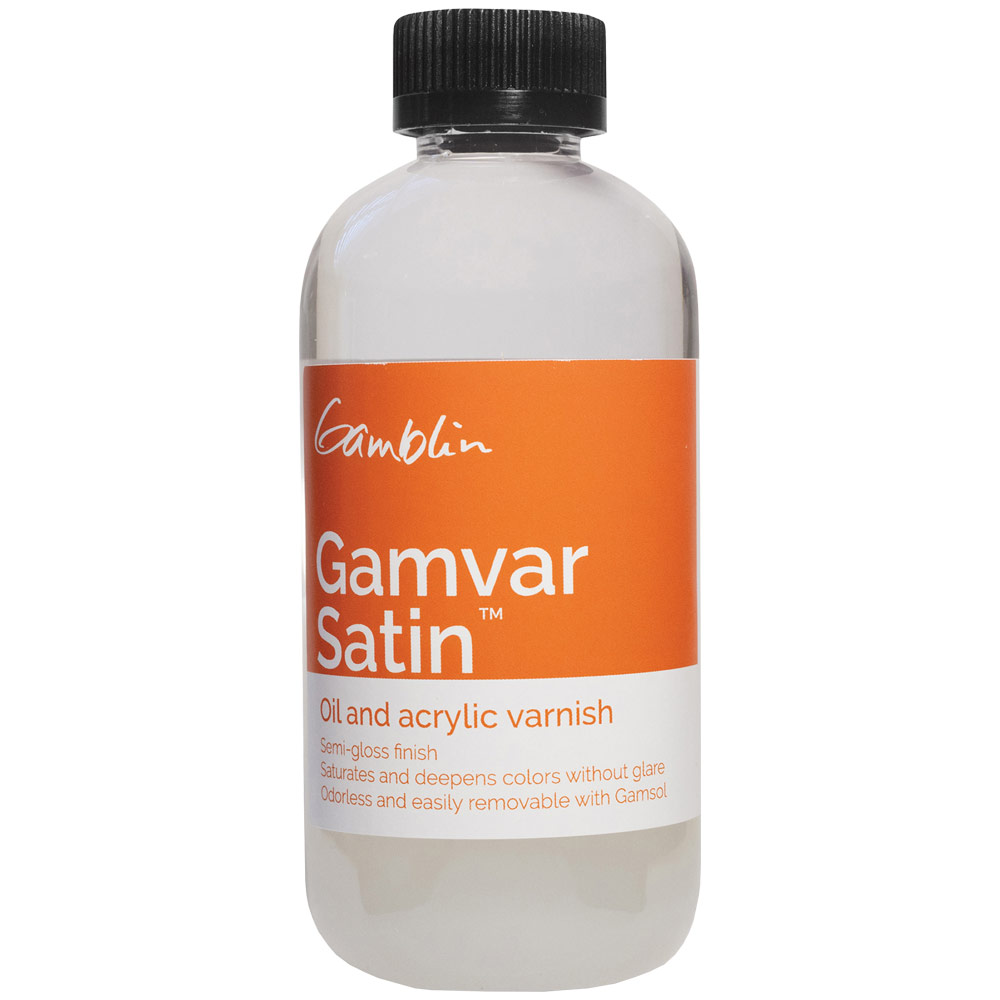 Gamblin Artists' Oil Color Gamvar Varnish Satin 8.5oz