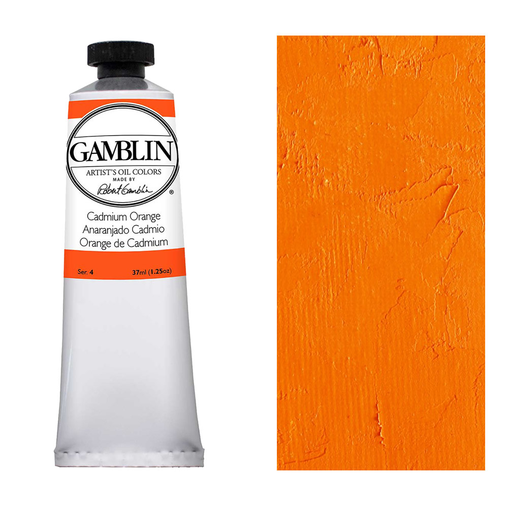 Gamblin Artist's Oil Colors 37ml Cadmium Orange