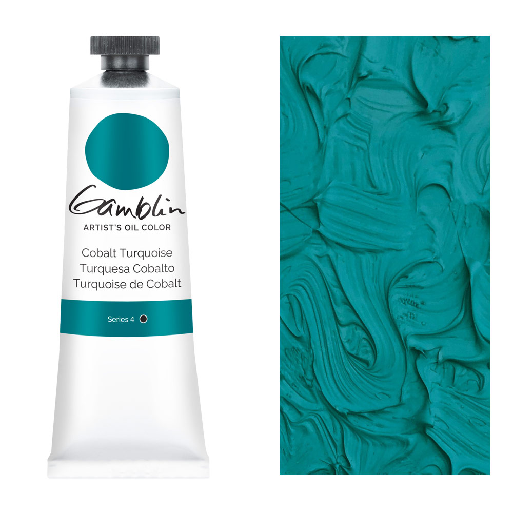 Gamblin Artist's Oil Colors 37ml Cobalt Turquoise