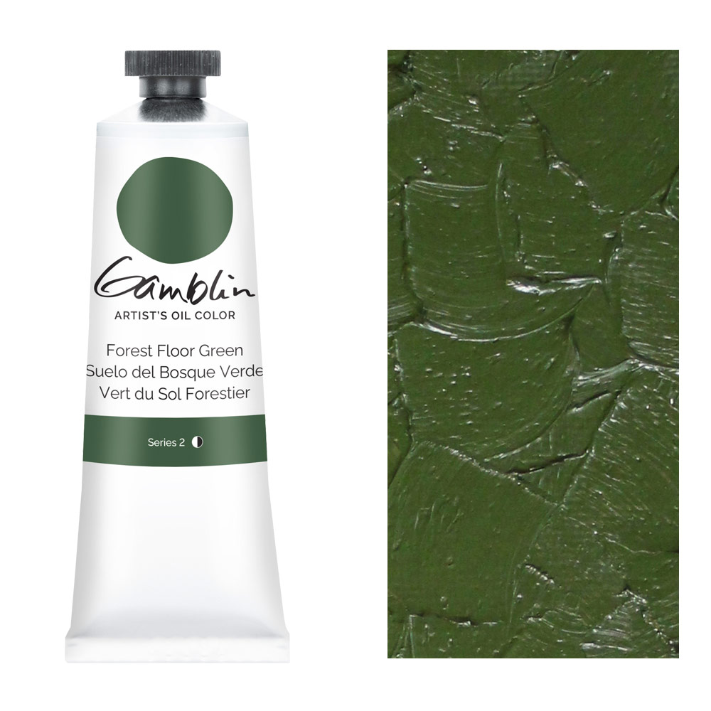 Gamblin Artist's Oil Colors 37ml Forest Floor Green
