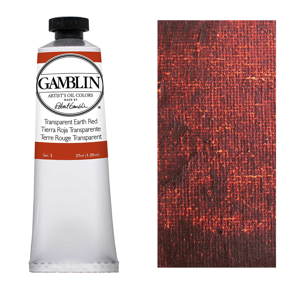 Gamblin Artist's Oil Colors 37ml Transparent Earth Red