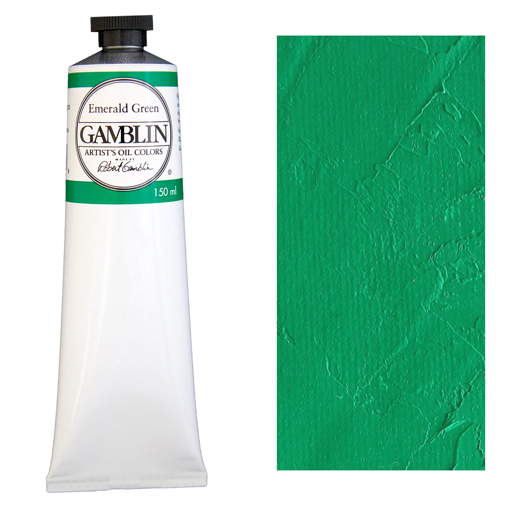 Gamblin Artist's Oil Colors 150ml Emerald Green