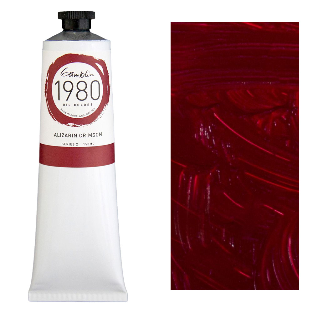 Gamblin 1980 Oil Colors 150ml Alizarin Crimson