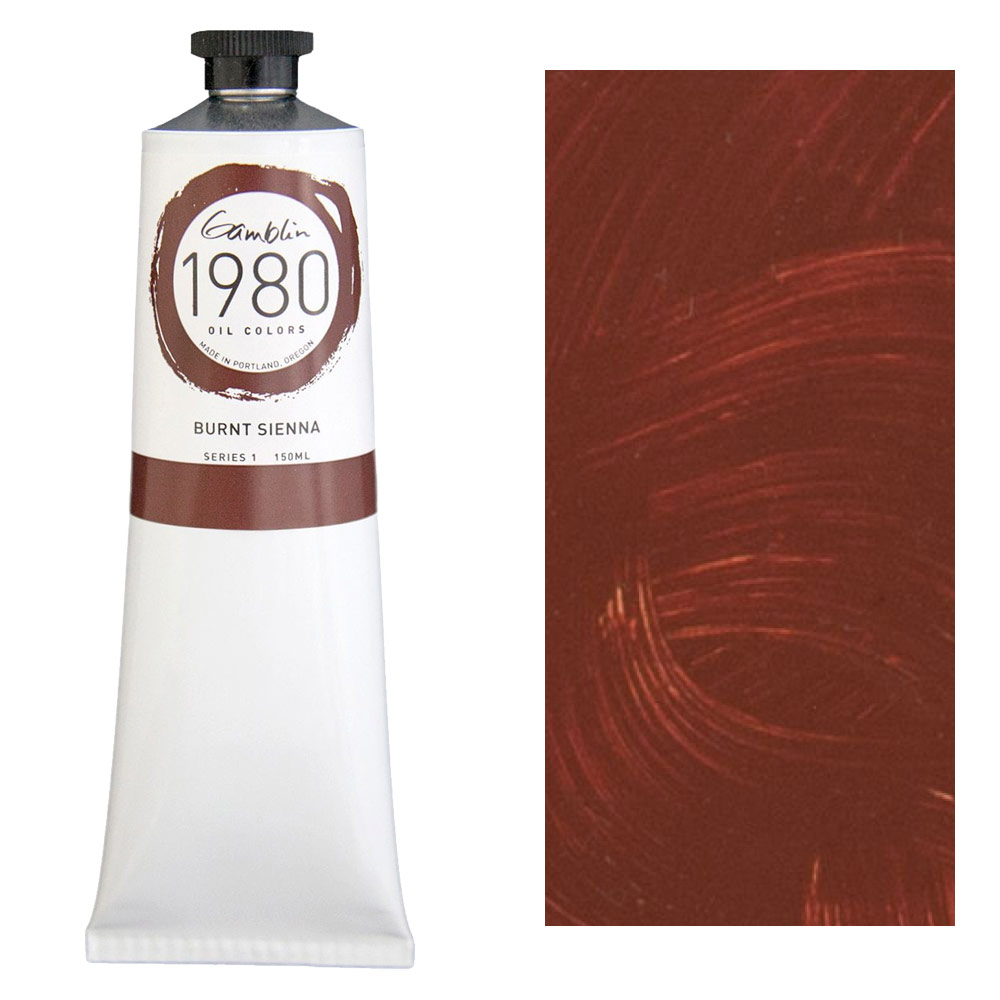 Gamblin 1980 Oil Colors 150ml Burnt Sienna