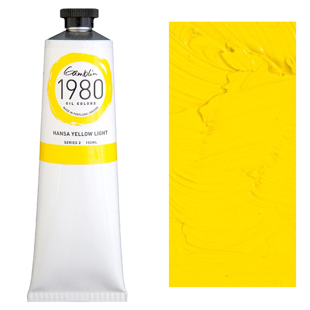 Gamblin 1980 Oil Colors 150ml Hansa Yellow Light