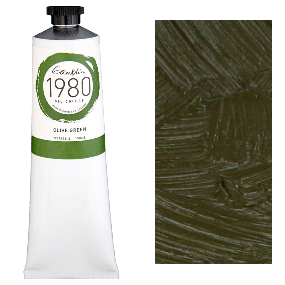 Gamblin 1980 Oil Colors 150ml Olive Green