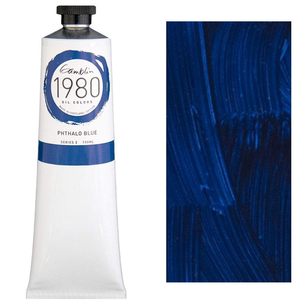 Gamblin 1980 Oil Colors 150ml Pthalo Blue