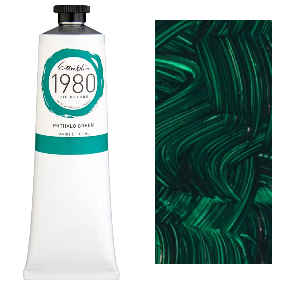 Gamblin 1980 Oil Colors 150ml Pthalo Green