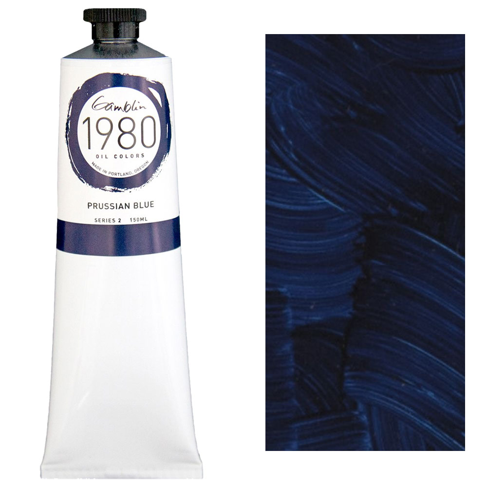 Gamblin 1980 Oil Colors 150ml Prussian Blue