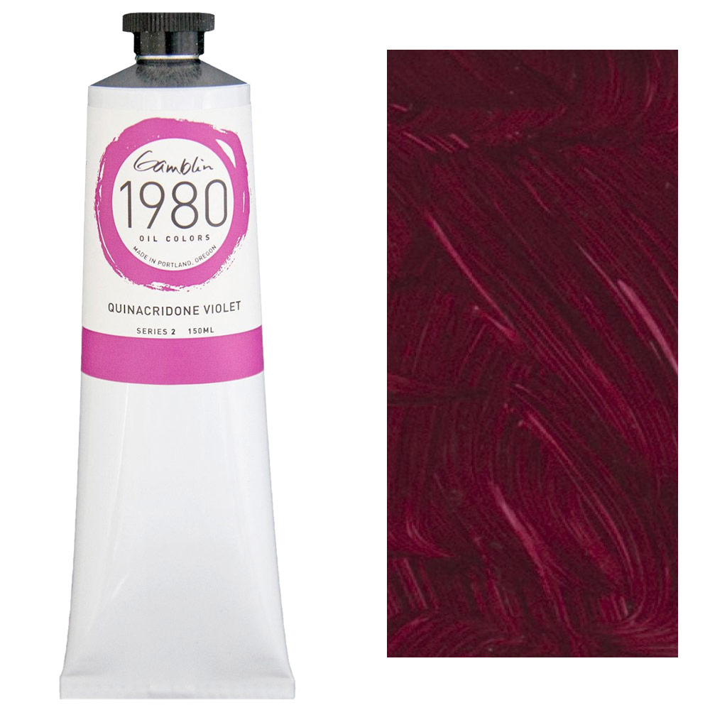 Gamblin 1980 Oil Colors 150ml Quinacridone Violet
