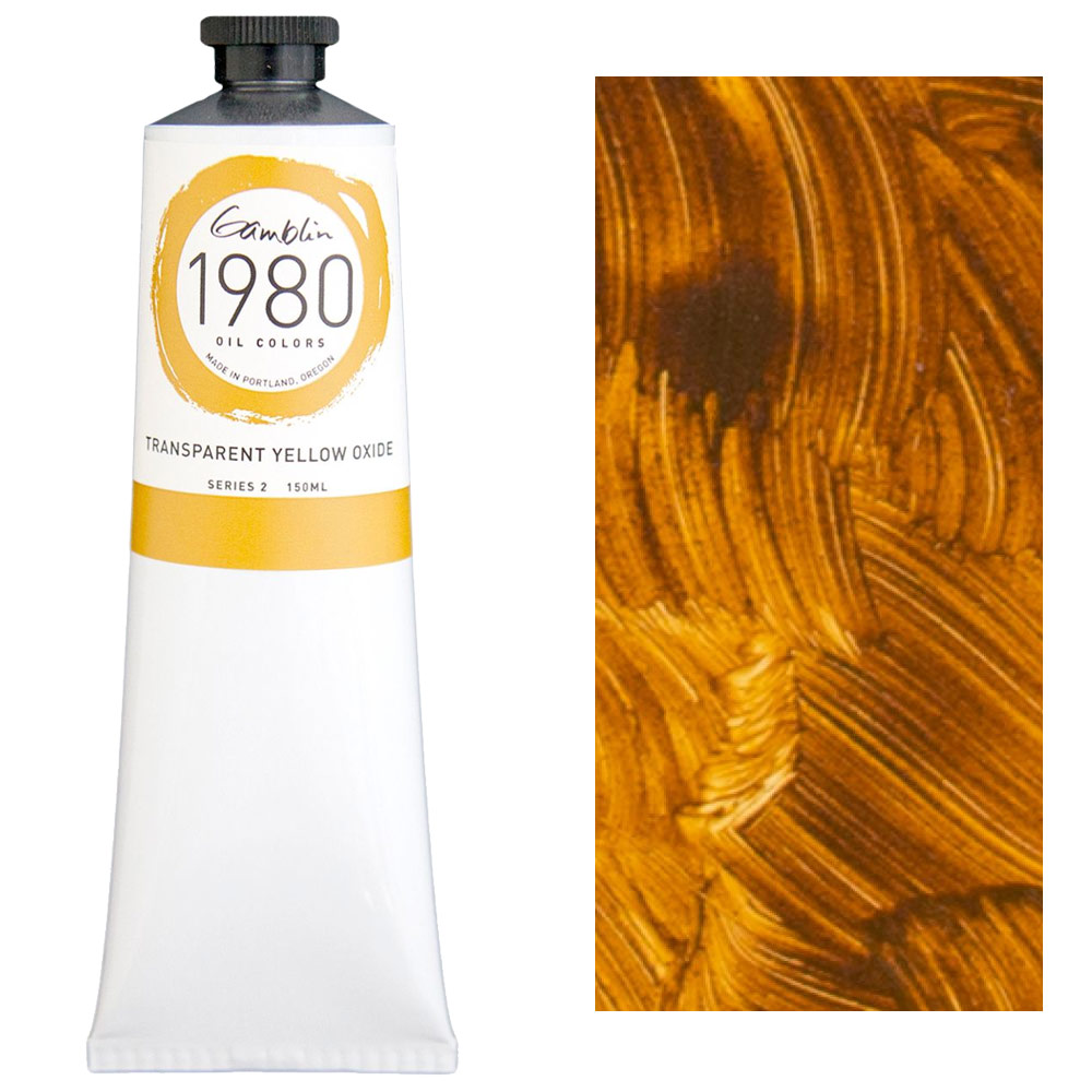 Gamblin 1980 Oil Colors 150ml Transparent Yellow Oxide