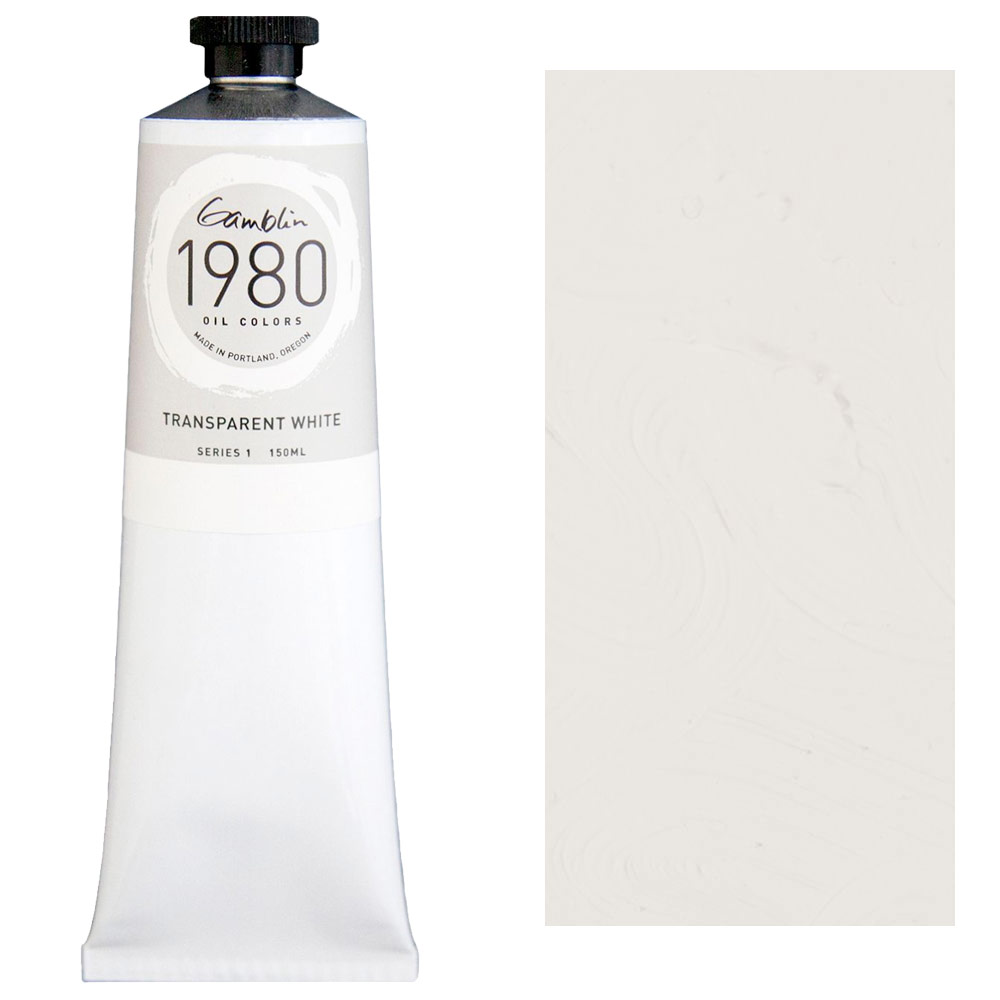 Gamblin 1980 Oil Colors 150ml Transparent White