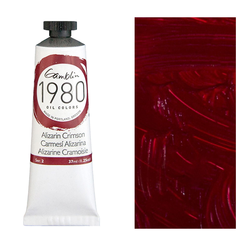 Gamblin 1980 Oil Colors 37ml Alizarin Crimson