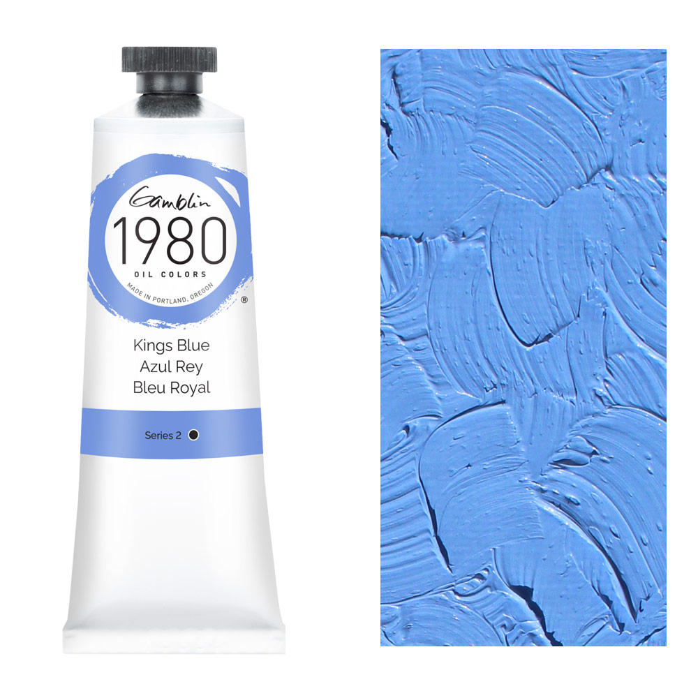Gamblin 1980 Oil Colors 37ml Kings Blue