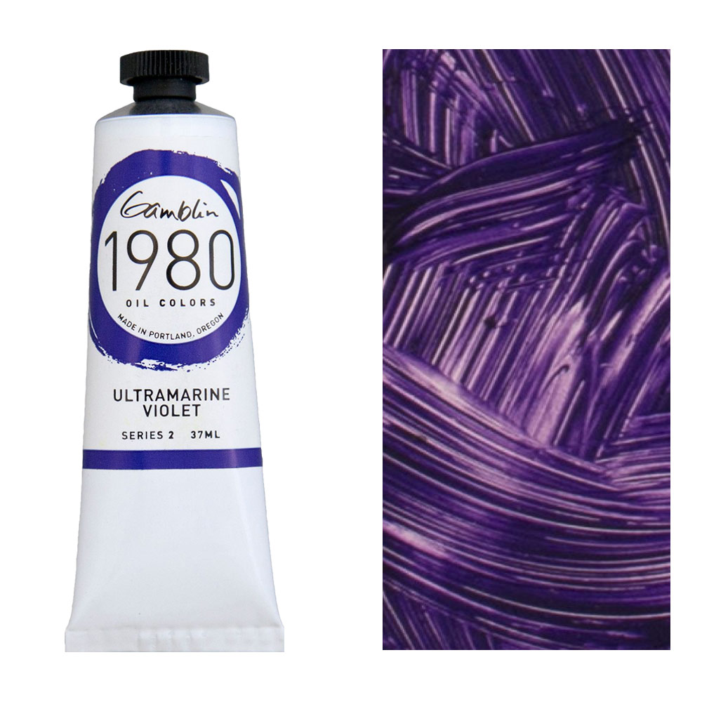 Gamblin 1980 Oil Colors 37ml Ultramarine Violet