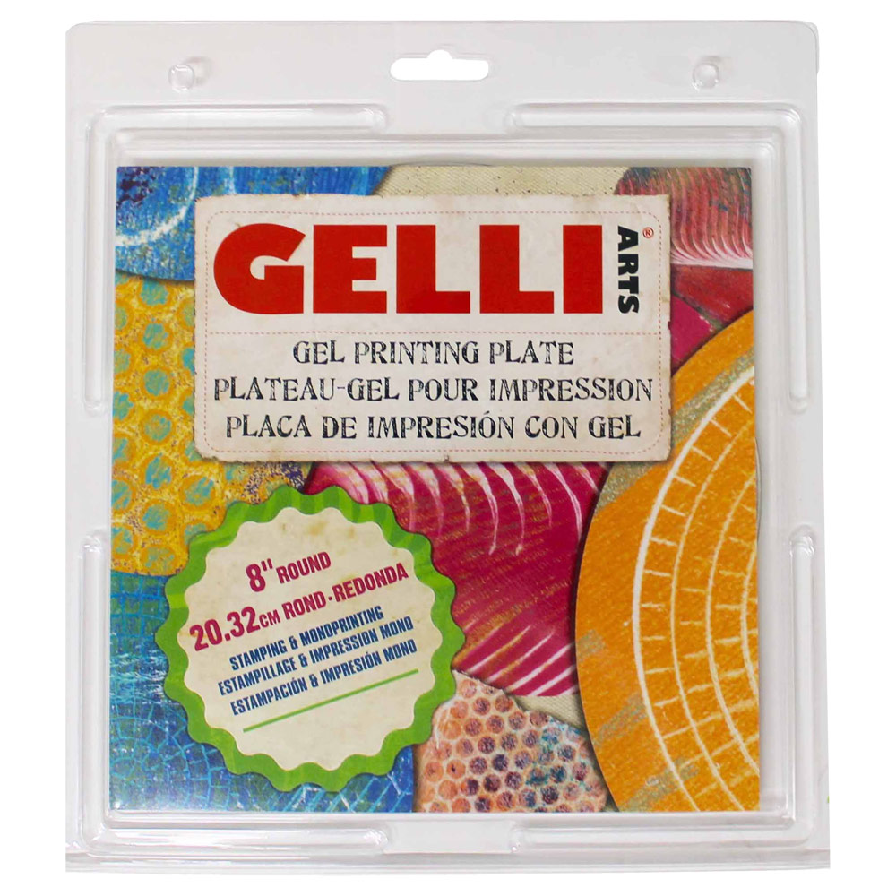 Gelli Arts Gel Printing Plate 8 Round