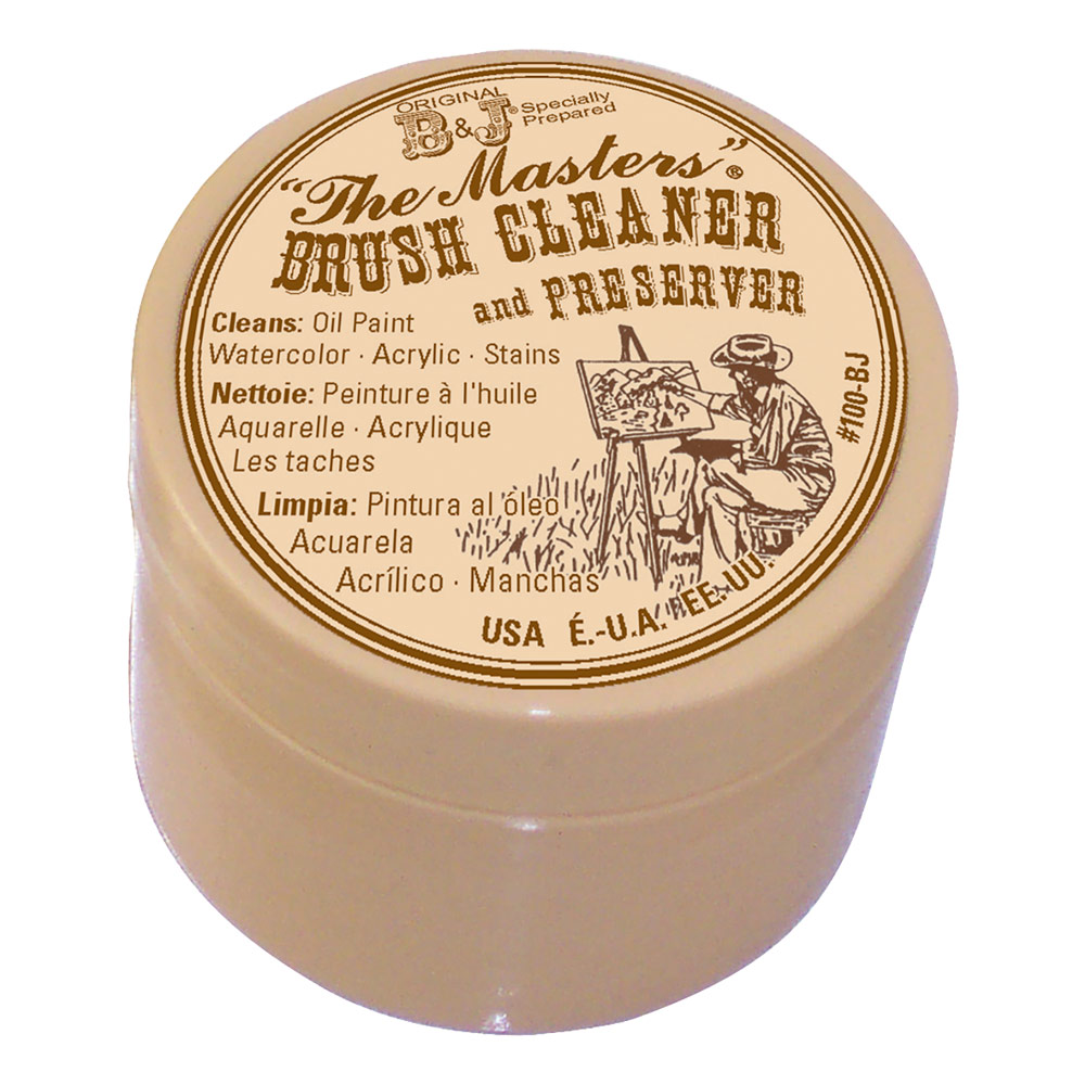 The Original B&J "The Masters" Brush Cleaner & Preserver 1oz