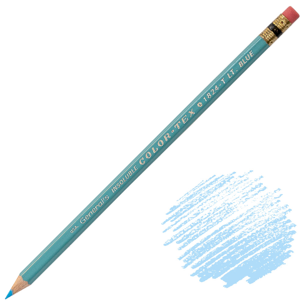 General's Color-Tex Thin Core Color Pencil Non-Photo Blue