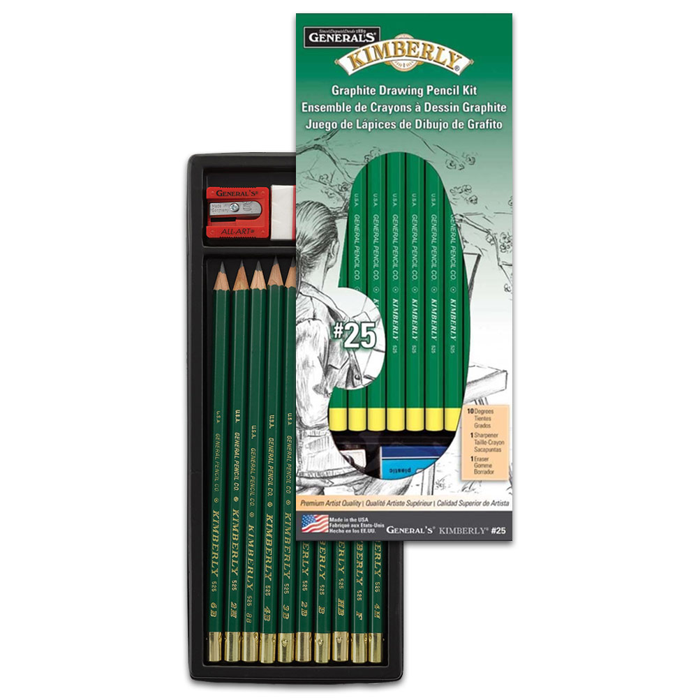 General's Sketch & Go Kits Artist Pencil Drawing Kits 
