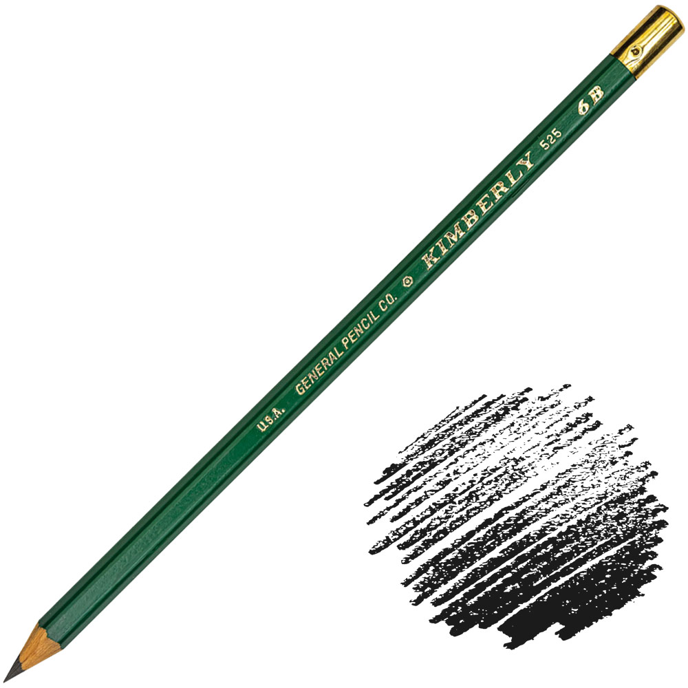 General's Kimberly #525 Graphite Pencil 6B